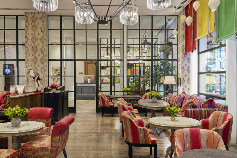 Side shot of the Bar at The Whitby Hotel