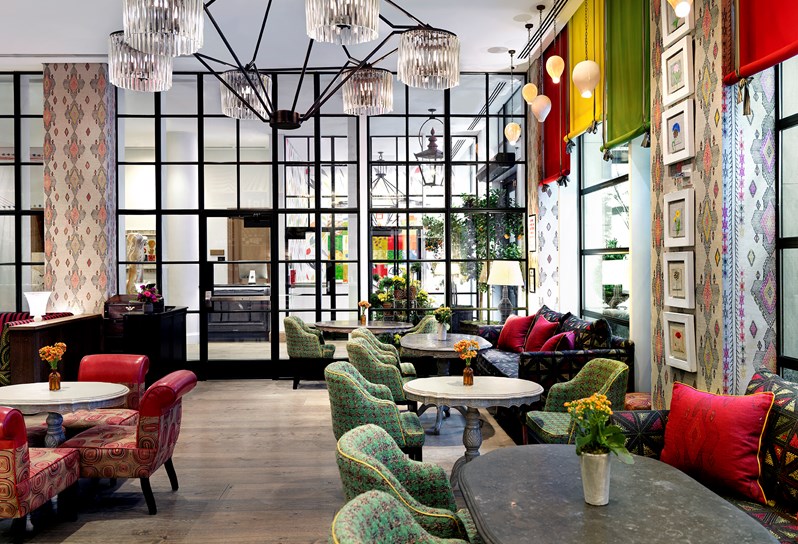 The restaurant at The Whitby Hotel, New York