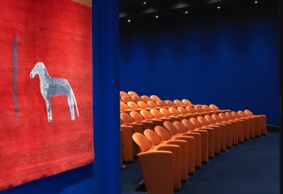 Entry shot of the screening private events room at the Whitby Hotel