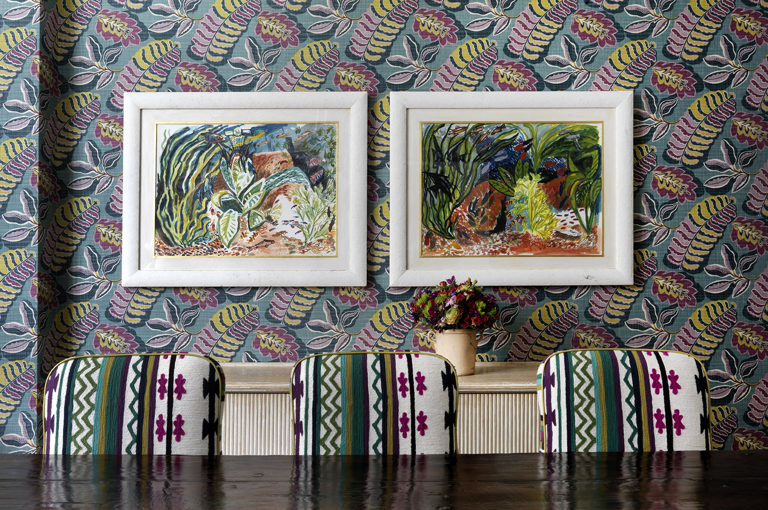 Table shot of the Dora Carrington private events room at Charlotte Street Hotel