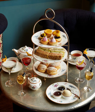 Close portrait shot of Afternoon Tea with a Twist at Oscar