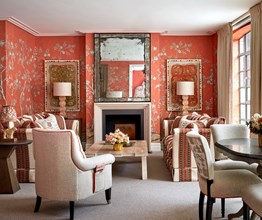 The Living Room of The One Bedroom Richmond Suite 217
