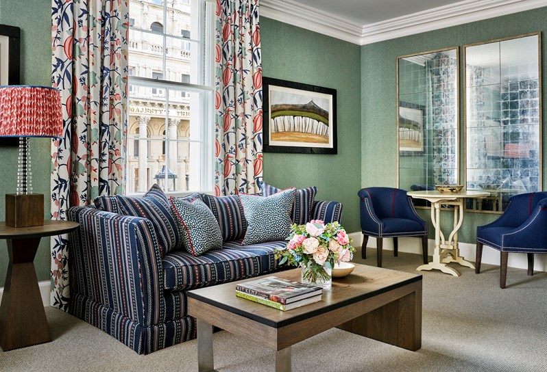 A Luxury Junior Suite at Haymarket Hotel