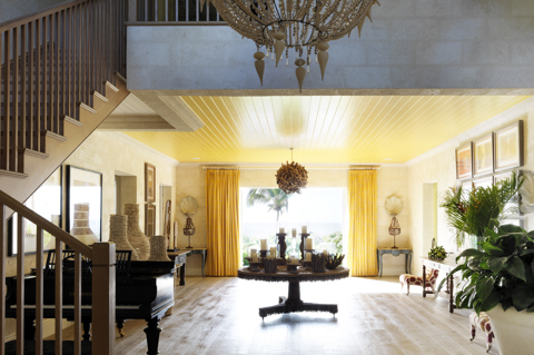 Wide shot of the Hallway of Rossferry.