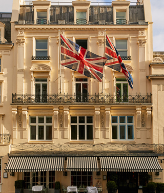 Exterior shot of Brumus and Haymarket Hotel