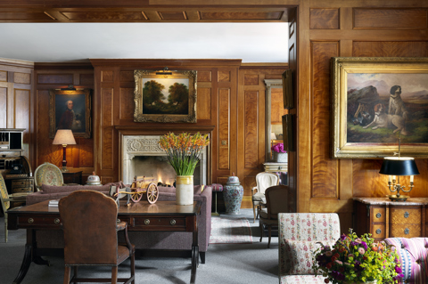 Side shot of the Drawing Room at Covent Garden Hotel