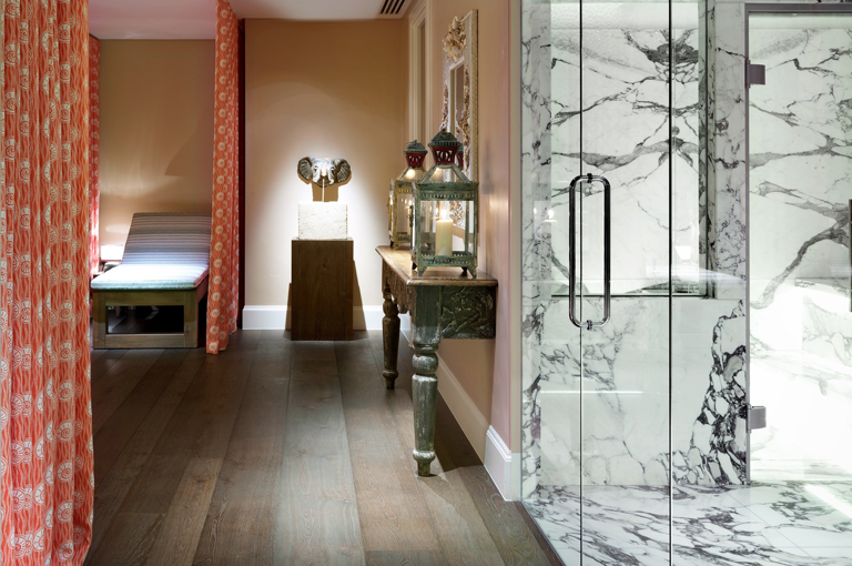 The relaxation areas at Soholistic Spa at Ham Yard Hotel 