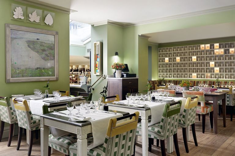 Diagonal shot of the Potting Shed at Dorset Square Hotel