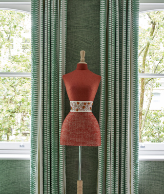 Detail shot of mannequin in Junior Suite 302 at Knightsbridge Hotel