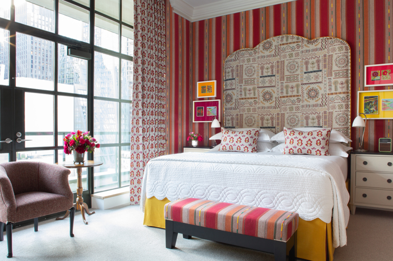 Bedroom shot of the second bedroom of the Whitby Penthouse at The Whitby Hotel