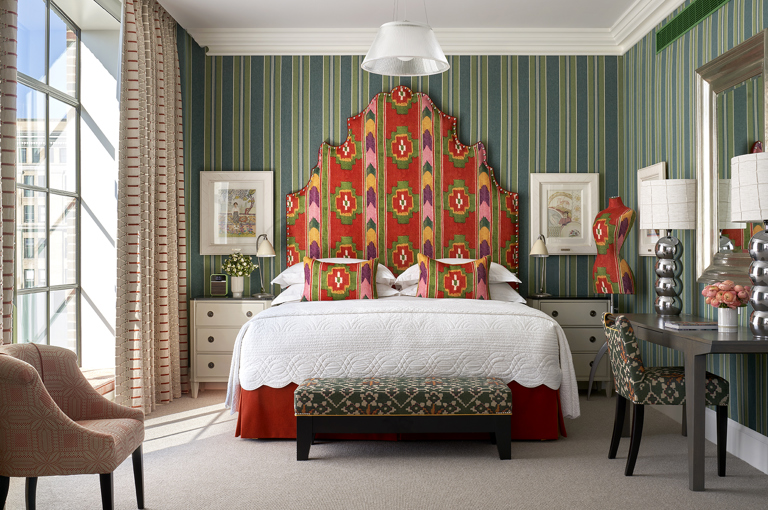 Bedroom shot of room 1107, a Two Bedroom Crosby Suite at Crosby Street Hotel