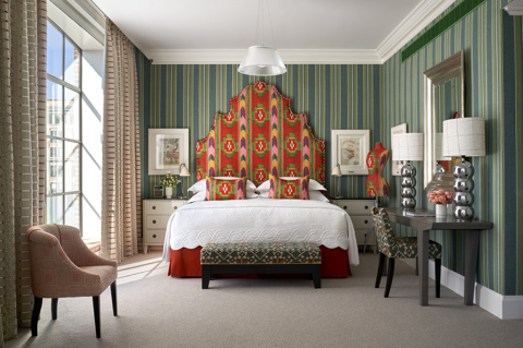 Bedroom shot of room 1107, a Two Bedroom Crosby Suite at Crosby Street Hotel