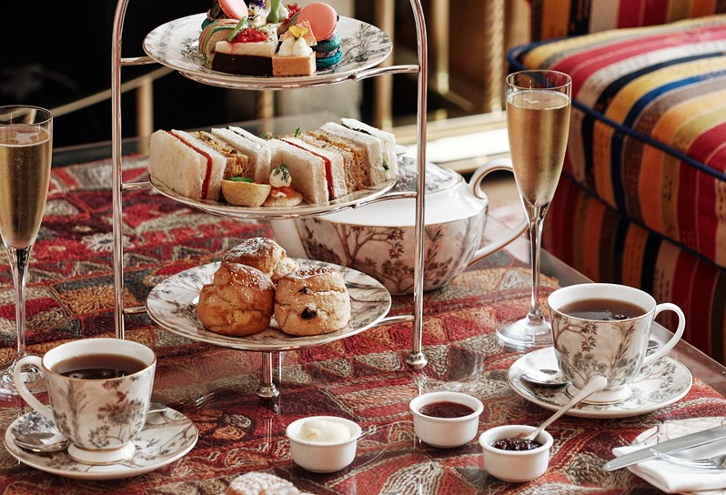 Afternoon Tea in the Drawing Room at Knightsbridge Hotel