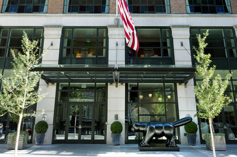 Exterior shot of Crosby Street Hotel