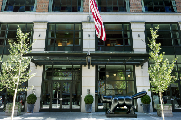Exterior shot of Crosby Street Hotel