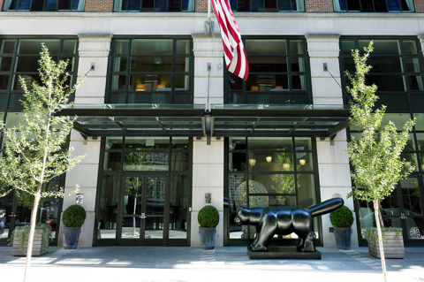 Exterior shot of Crosby Street Hotel