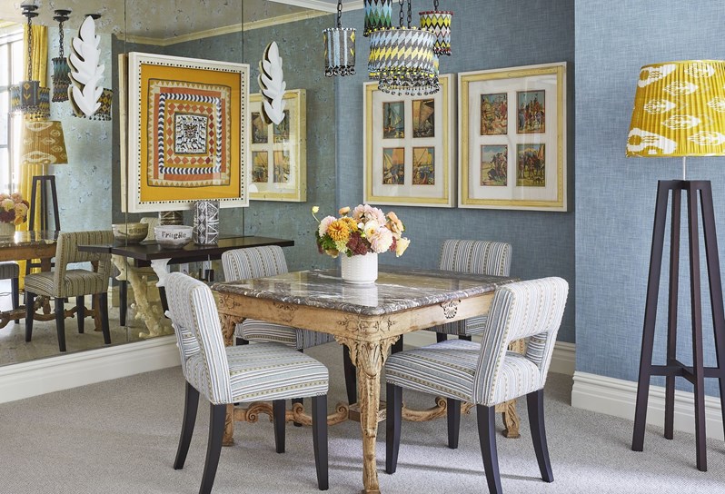 A yellow themed suite at The Whitby Hotel, New York