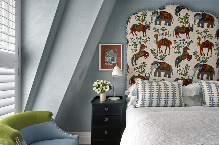 Bed shot of room 404, a Superior Room at Dorset Square Hotel