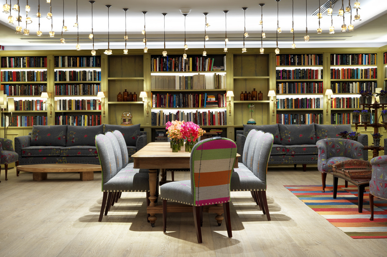 Lounge and table area in the Reading private events room at the Whitby Hotel