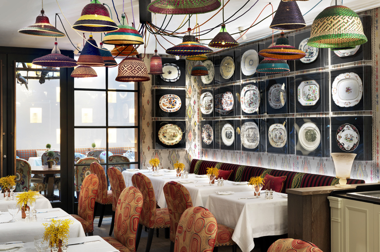 Diagonal shot of the Restaurant at The Whitby Hotel