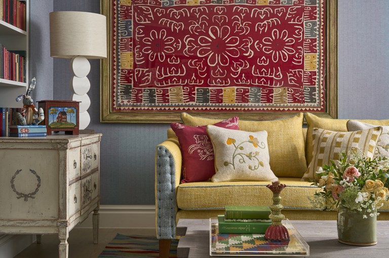 Photography of Shop Kit Kemp products taken in the Terrace Suite at Ham Yard Hotel 