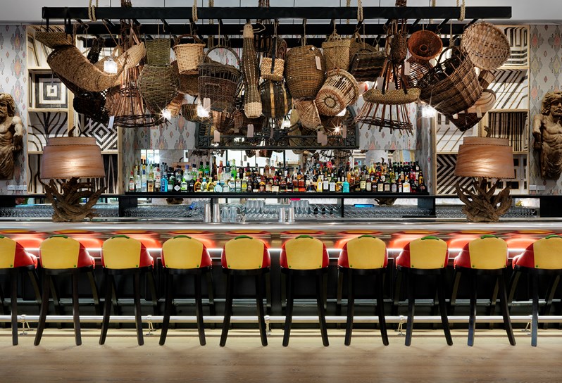 The bar at The Whitby Hotel, New York