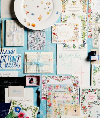 A wide collection of calligraphy and illustration work by Stephanie Fishwick