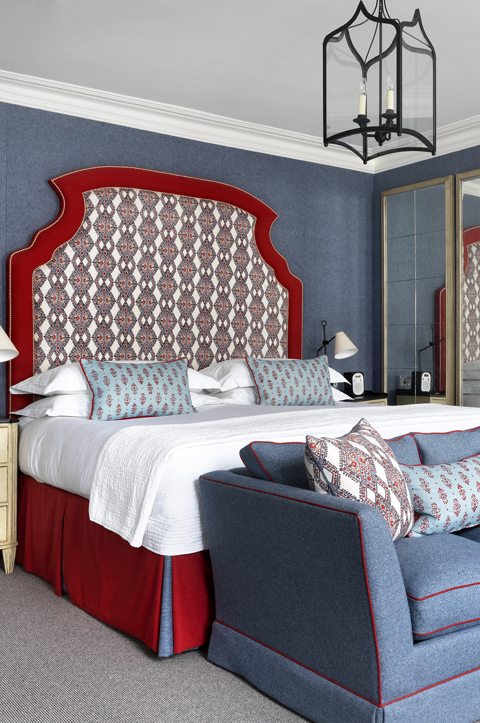 Bedroom shot of room 209, the Sumner Room at Number Sixteen