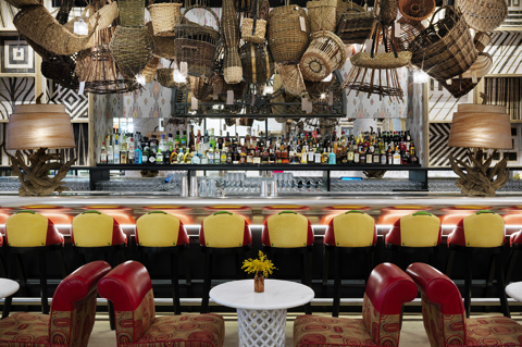 Close shot of the Bar at The Whitby Hotel