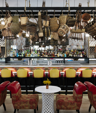 Close shot of the Bar at The Whitby Hotel